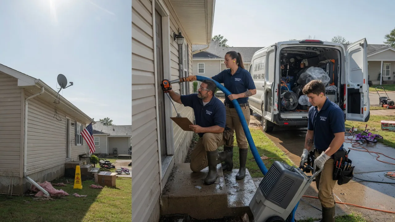 Ceiling Water Damage Restoration in Waldron, MO near me